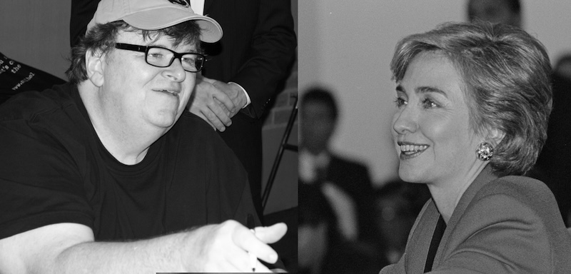 Michael Moore - Hillary Clinton.