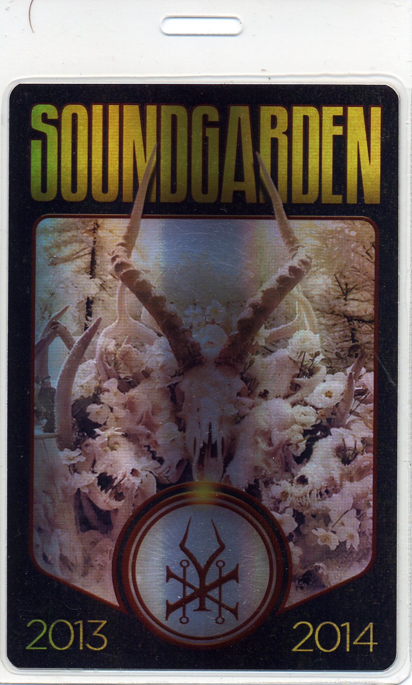 Soundgarden Backstage Pass