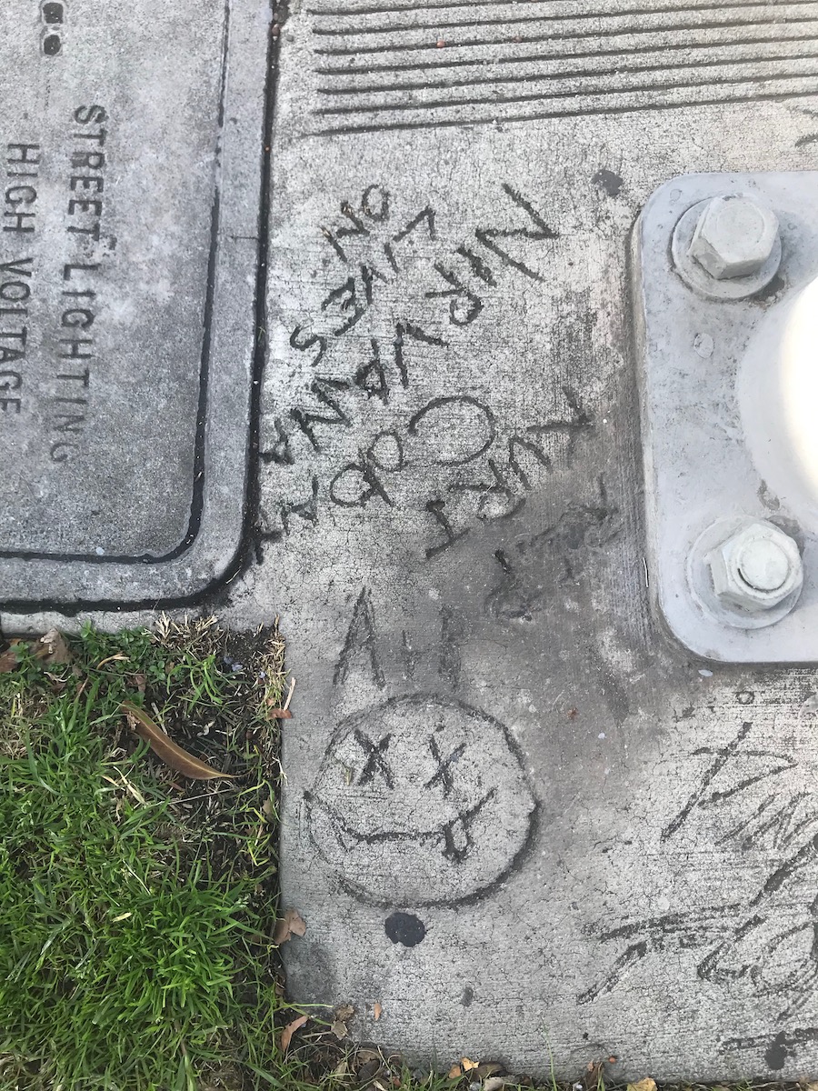 Nirvana Concrete Grafitti