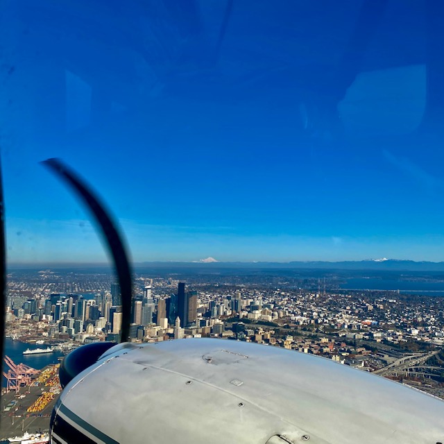 Right Engine view of Seattle.
