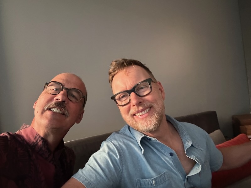 Krist with Nate Mendel