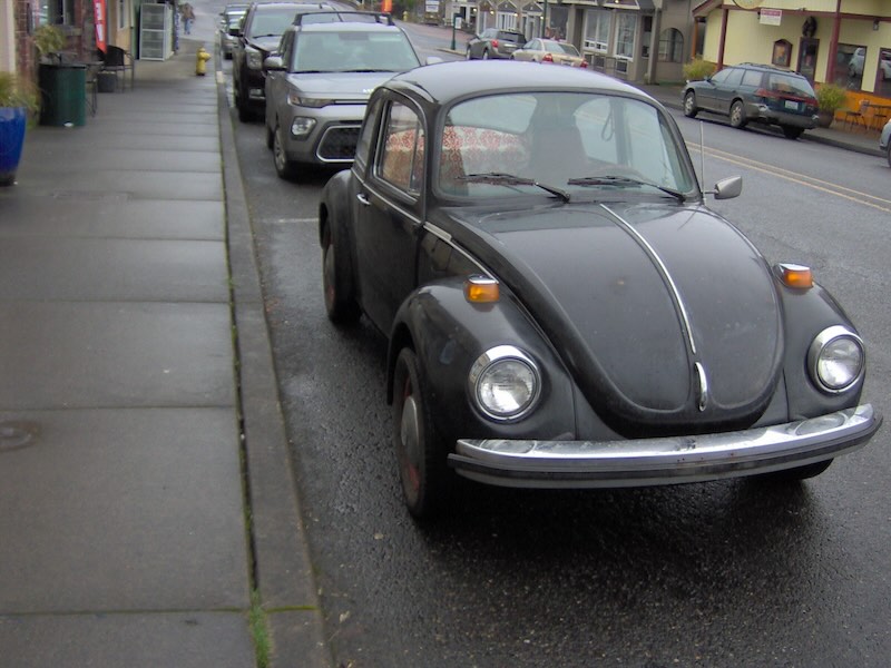 Super Beetle on street